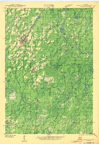 Hi-Res Interactive Map of Park Falls, WI in 1943 | Pastmaps